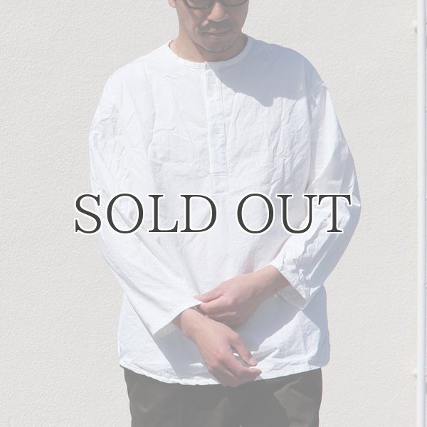 画像3: 馬布ヴィンテージフィニッシュクルーネックスリーピングシャツ【MADE IN JAPAN】『日本製』/ Upscape Audience (3)