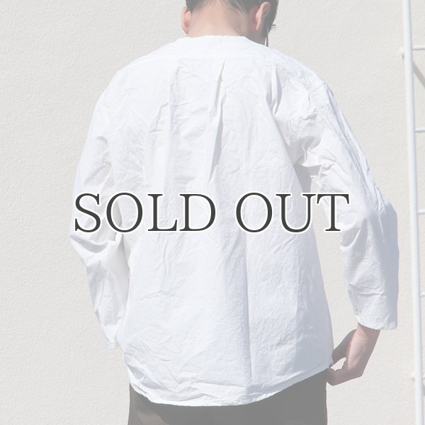 画像6: 馬布ヴィンテージフィニッシュクルーネックスリーピングシャツ【MADE IN JAPAN】『日本製』/ Upscape Audience (6)