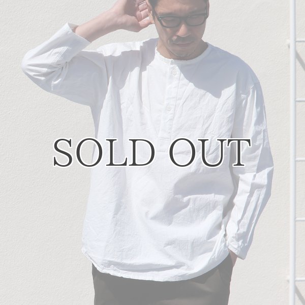 画像5: 馬布ヴィンテージフィニッシュクルーネックスリーピングシャツ【MADE IN JAPAN】『日本製』/ Upscape Audience (5)