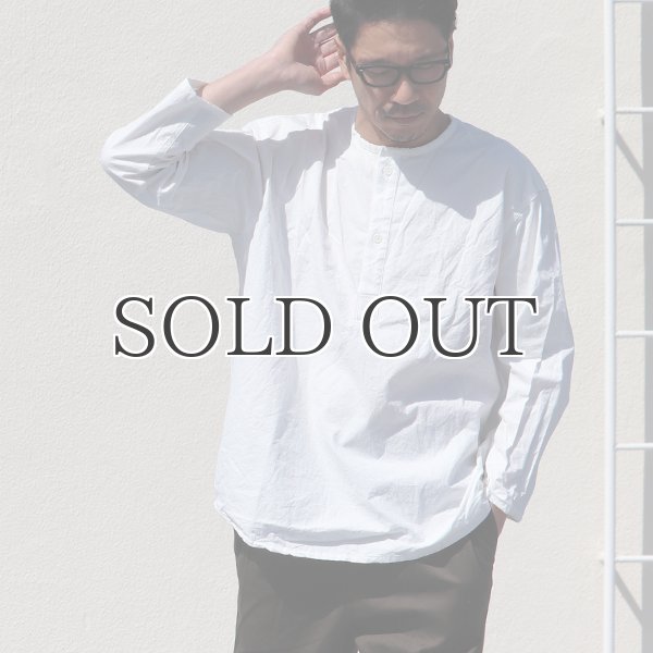 画像10: 馬布ヴィンテージフィニッシュクルーネックスリーピングシャツ【MADE IN JAPAN】『日本製』/ Upscape Audience (10)