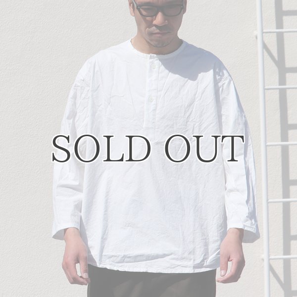 画像4: 馬布ヴィンテージフィニッシュクルーネックスリーピングシャツ【MADE IN JAPAN】『日本製』/ Upscape Audience (4)