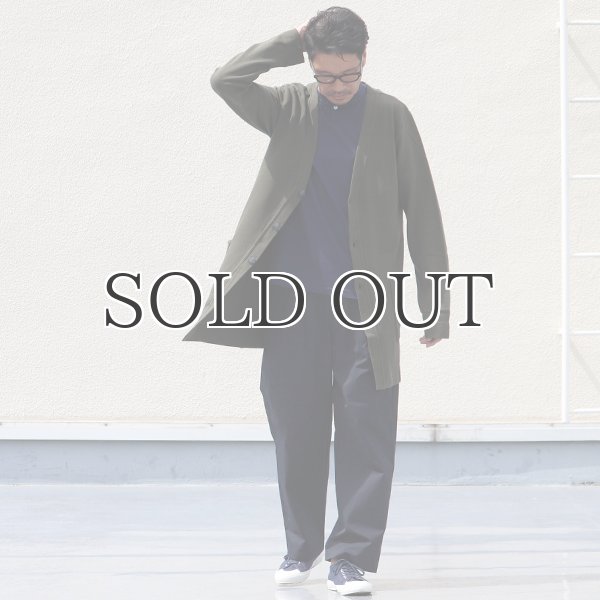 画像7: JPSダブルニット3Bロングカーディガン【MADE IN JAPAN】『日本製』/ Upscape Audience (7)