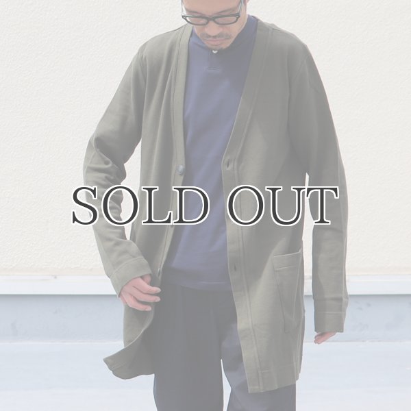 画像4: JPSダブルニット3Bロングカーディガン【MADE IN JAPAN】『日本製』/ Upscape Audience (4)