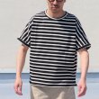 画像2: 【RE PRICE/価格改定】Basque 10オンス ( バスク天竺 )無地＆ボーダービッグポケT【MADE IN JAPAN】『日本製』/ Upscape Audience (2)