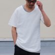 画像5: 【RE PRICE / 価格改定】JPSダブルニット裾ラウンドUネック半袖Tシャツ【MADE IN JAPAN】『日本製』/ Upscape Audience (5)