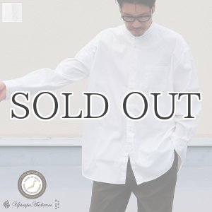 画像: 6オンス オックスフォード バンドカラー L/S ボクシーシャツ【MADE IN JAPAN】『日本製』/ Upscape Audience