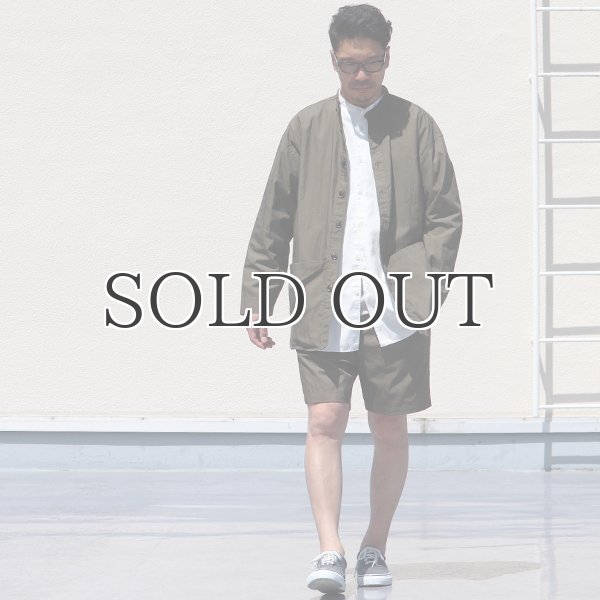 画像7: グリストーンW 綿ナイロン高密度ギャバ 2タックワイドショーツ【MADE IN JAPAN】『日本製』/ Upscape Audience (7)