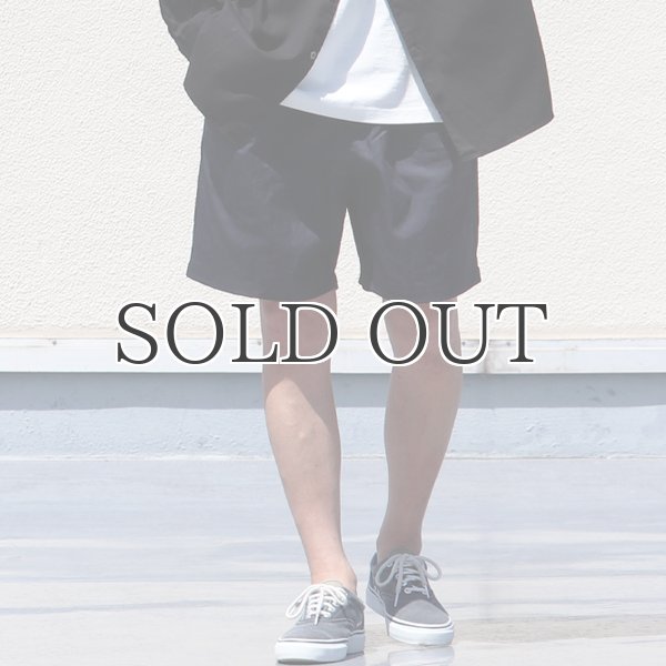 画像8: グリストーンW 綿ナイロン高密度ギャバ 2タックワイドショーツ【MADE IN JAPAN】『日本製』/ Upscape Audience (8)