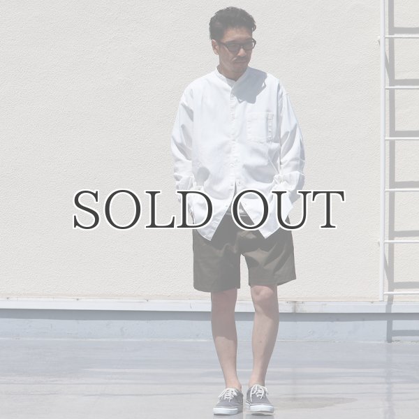 画像6: グリストーンW 綿ナイロン高密度ギャバ 2タックワイドショーツ【MADE IN JAPAN】『日本製』/ Upscape Audience (6)