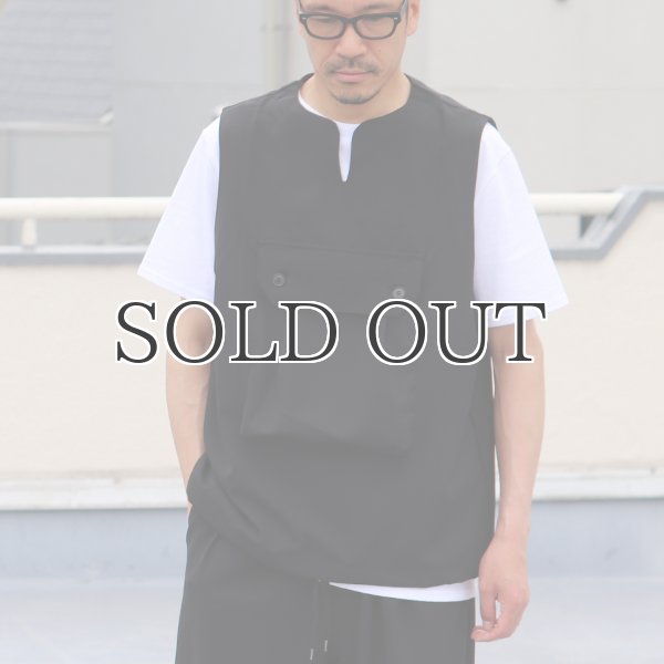 画像3: Reflax®(リフラクス)テック リネンライク CANAPA(カナパ)  ビッグポケットキーネックベスト【MADE IN JAPAN】『日本製』 / Upscape Audience (3)