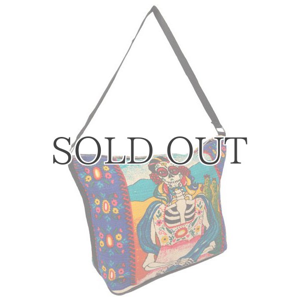 画像16: Day of the dead cotton stencil purses / El Paso SADDLEBLANKET【ご予約商品・7月上旬〜中旬入荷予定】 (16)