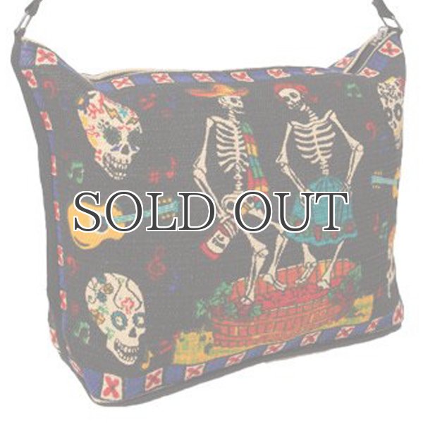 画像8: Day of the dead cotton stencil purses / El Paso SADDLEBLANKET【ご予約商品・7月上旬〜中旬入荷予定】 (8)