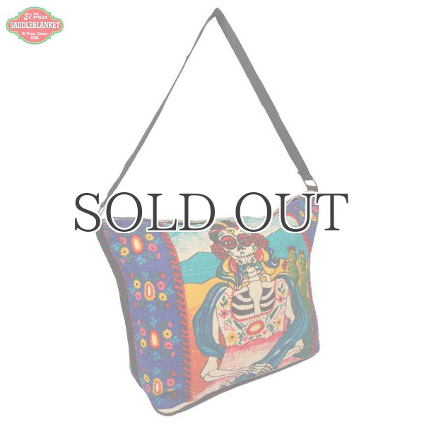 画像1: Day of the dead cotton stencil purses / El Paso SADDLEBLANKET【ご予約商品・7月上旬〜中旬入荷予定】 (1)