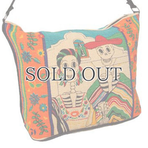 画像3: Day of the dead cotton stencil purses / El Paso SADDLEBLANKET【ご予約商品・7月上旬〜中旬入荷予定】 (3)