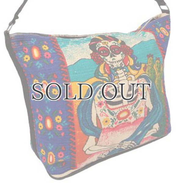 画像3: Day of the dead cotton stencil purses / El Paso SADDLEBLANKET【ご予約商品・7月上旬〜中旬入荷予定】 (3)