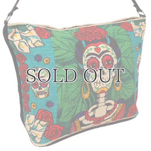 画像3: Day of the dead cotton stencil purses / El Paso SADDLEBLANKET【ご予約商品・7月上旬〜中旬入荷予定】 (3)