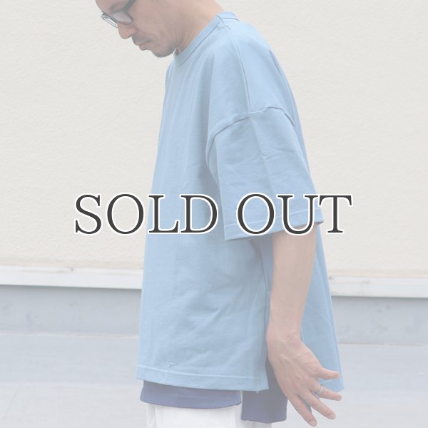 画像8: 米綿（USAコットン）10オンス アメリカンドライ天竺 サイドスリット BOX Aライン トレンドアーカイブカラーTシャツ【MADE IN JAPAN】『日本製』/ Upscape Audience (8)