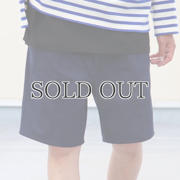 画像2: DEAD STOCK / SPAIN POSTAL SERVICE（CORREOS）”1TUCK SHORTS(スペイン郵政公社タックショーツ）/ デッドストック (2)