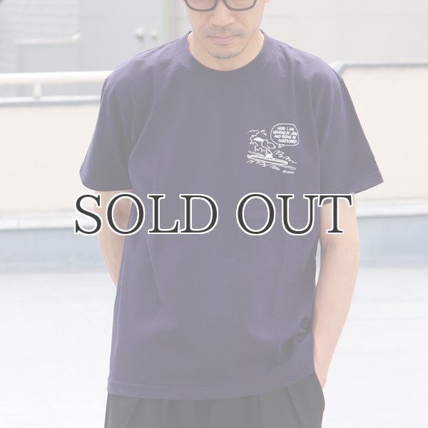 画像3: Old Snoopy "Schulz-Riding" 7.1oz米綿丸胴オールドプリントクルーネックT / Audience (3)