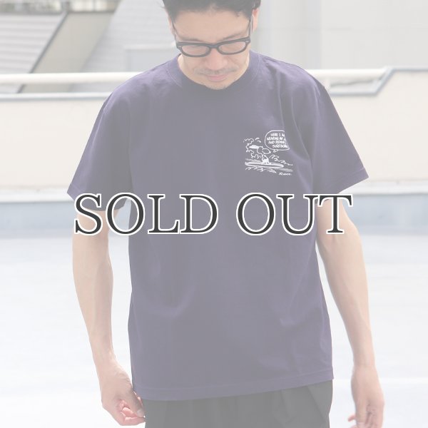 画像4: Old Snoopy "Schulz-Riding" 7.1oz米綿丸胴オールドプリントクルーネックT / Audience (4)