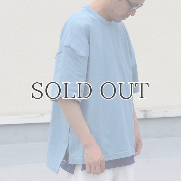 画像8: 米綿（USAコットン）10オンス アメリカンドライ天竺 サイドスリット BOX Aライン トレンドアーカイブカラーTシャツ【MADE IN JAPAN】『日本製』/ Upscape Audience (8)