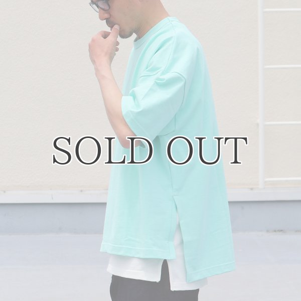 画像4: 米綿（USAコットン）10オンス アメリカンドライ天竺 サイドスリット BOX Aライン トレンドアーカイブカラーTシャツ【MADE IN JAPAN】『日本製』/ Upscape Audience (4)