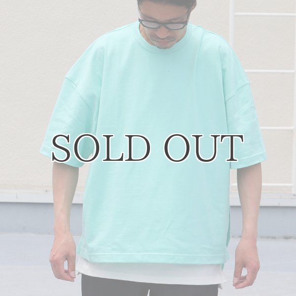 画像3: 米綿（USAコットン）10オンス アメリカンドライ天竺 サイドスリット BOX Aライン トレンドアーカイブカラーTシャツ【MADE IN JAPAN】『日本製』/ Upscape Audience (3)