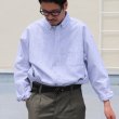 画像7: 播州織オックスフォードストライプ ボタンダウン 長袖 ボクシーシャツ【MADE IN JAPAN】『日本製』/ Upscape Audience (7)