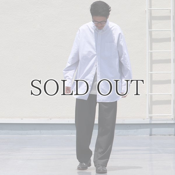 画像5: 播州織オックスフォードストライプ ボタンダウン 長袖 ボクシーシャツ【MADE IN JAPAN】『日本製』/ Upscape Audience (5)