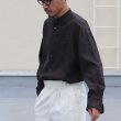 画像9: 6オンス オックスフォード バンドカラー L/S ボクシーシャツ【MADE IN JAPAN】『日本製』/ Upscape Audience (9)