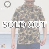 画像: ダックカモプリント天竺ボタンダウンカラーポロシャツ【MADE IN JAPAN】『日本製』/ Upscape Audience