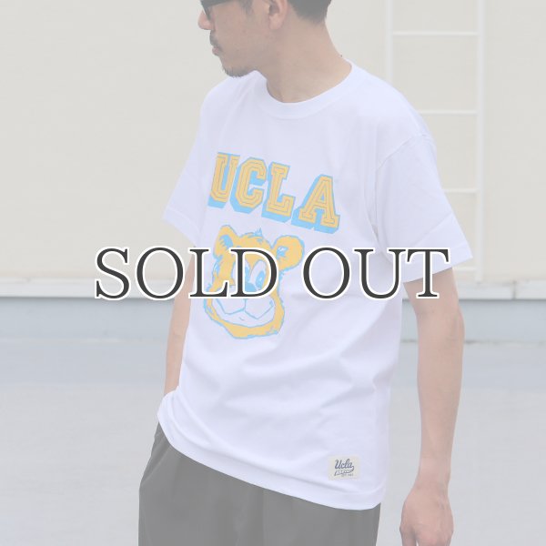 画像3: 6.2oz丸胴UCLA"BEAR"オールドプリントTEE / Audience (3)