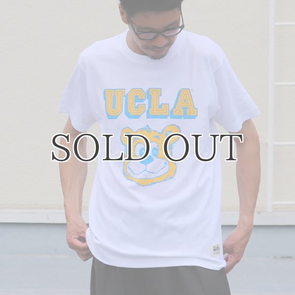 画像4: 6.2oz丸胴UCLA"BEAR"オールドプリントTEE / Audience (4)