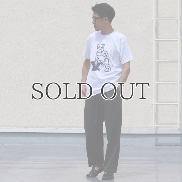 画像5: 6.2oz丸胴YALE"Y-Handsome"オールドプリントTEE / Audience (5)