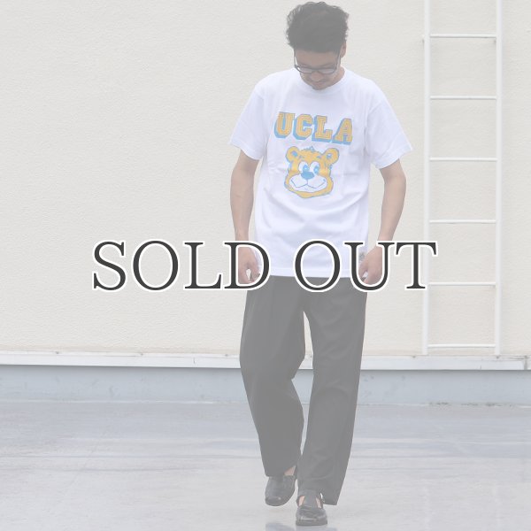画像5: 6.2oz丸胴UCLA"BEAR"オールドプリントTEE / Audience (5)