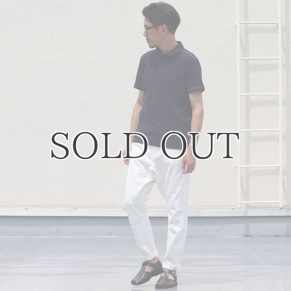 画像7: リサイカラー鹿の子ショールカラー半袖ポロシャツ【MADE IN JAPAN】『日本製』/ Upscape Audience (7)