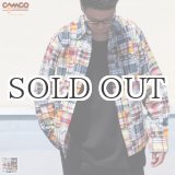 画像: CAMCO / LS Madras Patchwork Shirts(カムコ/マドラスパッチワーク長袖シャツ)