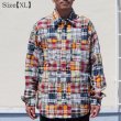 画像9: CAMCO / LS Madras Patchwork Shirts(カムコ/マドラスパッチワーク長袖シャツ) (9)