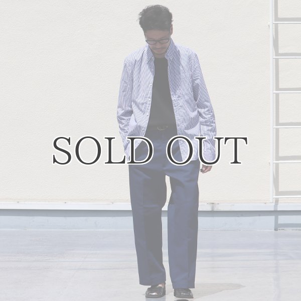 画像6: 120/2ブロード ストライプ長袖ボタンダウンシャツ【MADE IN JAPAN】『日本製』/ Upscape Audience (6)