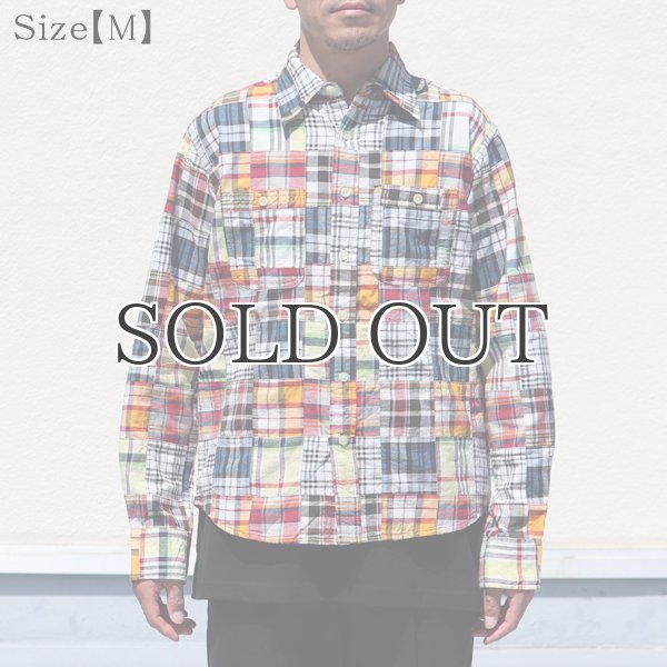 画像7: CAMCO / LS Madras Patchwork Shirts(カムコ/マドラスパッチワーク長袖シャツ) (7)