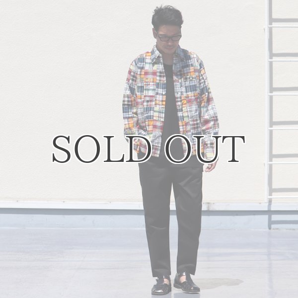 画像6: CAMCO / LS Madras Patchwork Shirts(カムコ/マドラスパッチワーク長袖シャツ) (6)