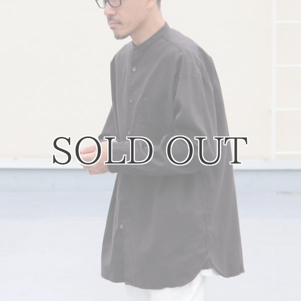 画像5: 6オンス オックスフォード バンドカラー L/S ボクシーシャツ【MADE IN JAPAN】『日本製』/ Upscape Audience (5)