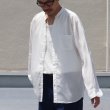画像4: Vネックバンドカラーテンセル長袖_Shirts【MADE IN JAPAN】『日本製』/ Upscape Audience (4)