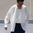 画像2: Vネックバンドカラーテンセル長袖_Shirts【MADE IN JAPAN】『日本製』/ Upscape Audience (2)