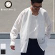 画像1: Vネックバンドカラーテンセル長袖_Shirts【MADE IN JAPAN】『日本製』/ Upscape Audience (1)
