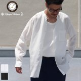 画像: 【RE PRICE/価格改定】Vネックバンドカラーテンセル長袖_Shirts【MADE IN JAPAN】『日本製』/ Upscape Audience