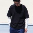 画像5: Basque10オンス（バスク天竺）ガゼットポケS/S×ワッフル9/Sレイヤー Tee【MADE IN JAPAN】『日本製』/ Upscape Audience (5)