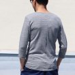 画像4: 【RE PRICE / 価格改定】ガラガラ紡Vネック7分袖カットソー【MADE IN JAPAN】『日本製』/ Upscape Audience (4)