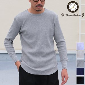 画像: 度詰ワッフル クルーネック ロングフィンガーホール LS【MADE IN JAPAN】『日本製』/ Upscape Audience