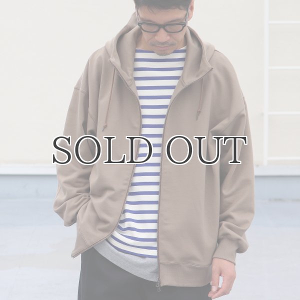 画像2: 16オンス ハードコンパクト ヘビー裏毛 XL スタンドフード ZIPパーカー【MADE IN JAPAN】【送料無料】『日本製』 / Upscape Audience (2)